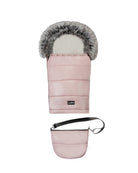 Pastel Pink Organic Premium Wool Adjustable Footmuff - Cover Baby LLC
