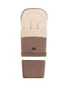 Beige Organic Wool Adjustable Footmuff - Cover Baby LLC