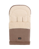 Beige Organic Wool Adjustable Footmuff - Cover Baby LLC
