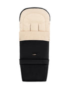 Black Organic Wool Adjustable Footmuff - Cover Baby LLC
