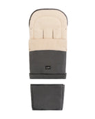 Black Graphite Organic Wool Adjustable Footmuff - Cover Baby LLC
