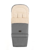 Gray Organic Wool Adjustable Footmuff - Cover Baby LLC