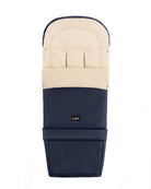 Navy Organic Wool Adjustable Footmuff - Cover Baby LLC