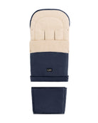 Navy Organic Wool Adjustable Footmuff - Cover Baby LLC
