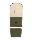 Olive Organic Wool Adjustable Footmuff - Cover Baby LLC
