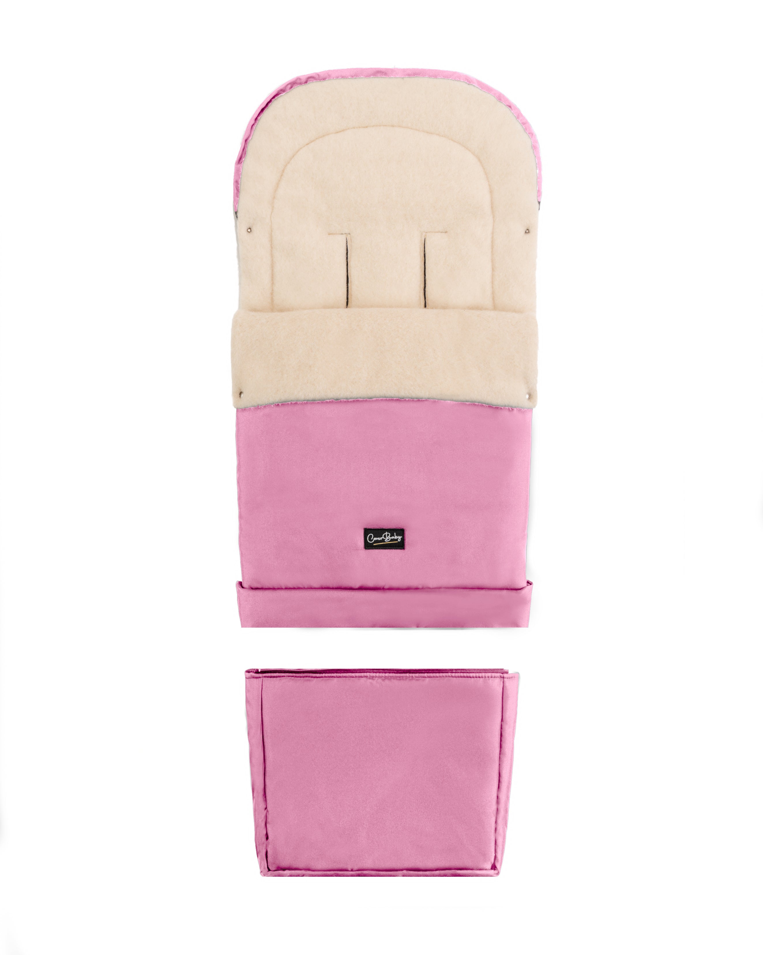 Barbie Pink Organic Wool Adjustable Footmuff - Cover Baby LLC