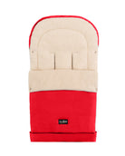 Red Organic Wool Adjustable Footmuff - Cover Baby LLC
