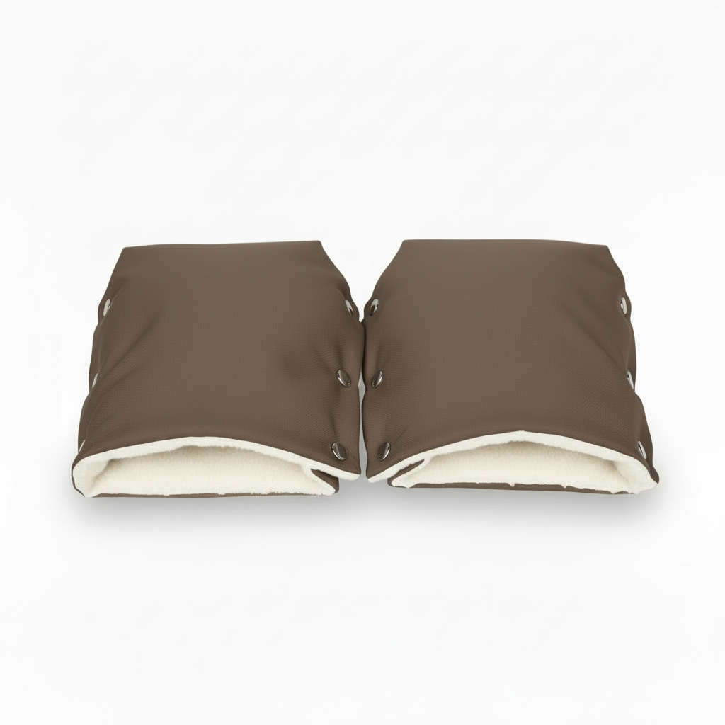 Beige Scandinavian Organic Wool Handmuff Gloves - Cover Baby LLC