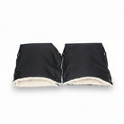 Black Organic Wool Handmuff Gloves - Cover Baby LLC