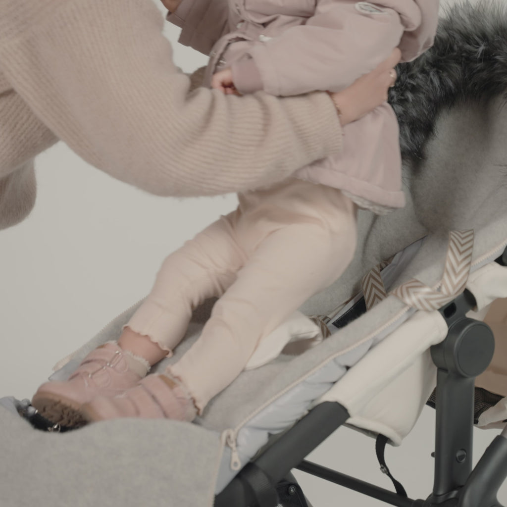 Premium Organic Wool Adjustable Footmuff - Cover Baby LLC