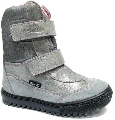 Girls Winter Boot Silver Gloss Cover Baby LLC