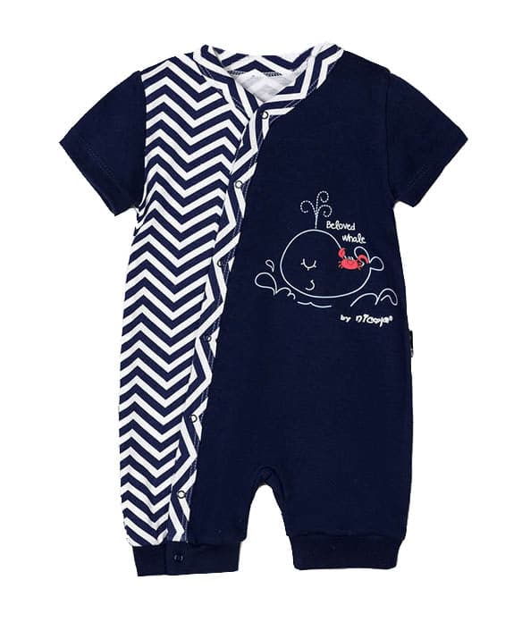 Boys Romper Whale - Cover Baby LLC