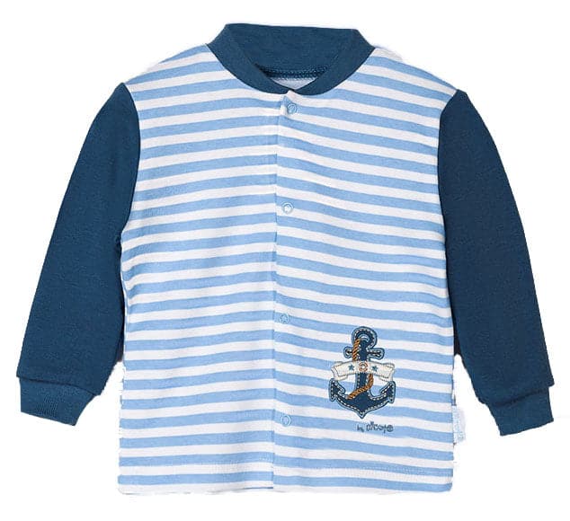 Boys Top Anchor Button Down - Cover Baby LLC