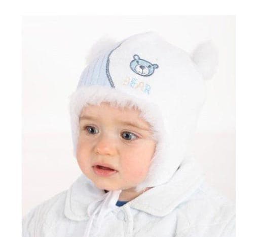 Boys Winter Knit Polar Bear Hat - Cover Baby LLC