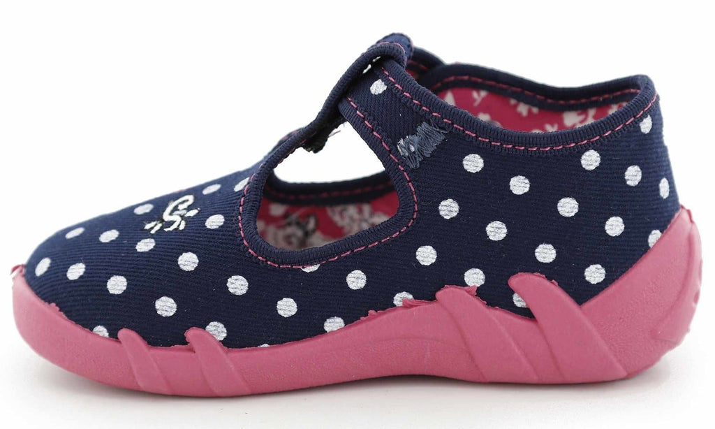 Girls Canvas Shoe with Butterfly - Cover Baby LLC