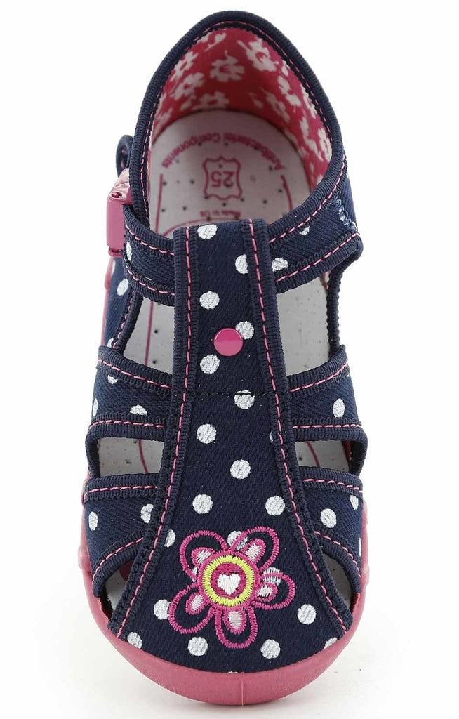 Girls Canvas Shoe Flower Power - Cover Baby LLC
