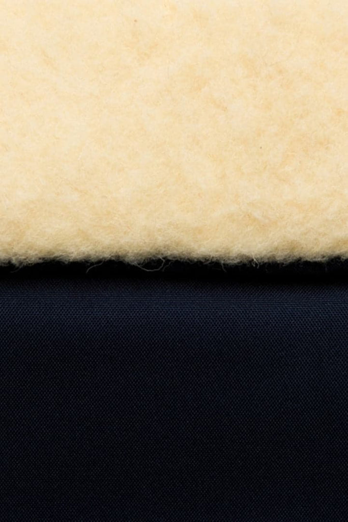 Navy Organic Wool Adjustable Footmuff - Cover Baby LLC