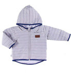 Boys Gray Color Block Jacket - Cover Baby LLC