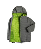 Boys Jacket Gray Reflective Puffer - Cover Baby LLC