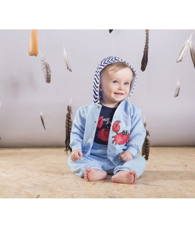 Boys Pants Crab Light Blue - Cover Baby LLC