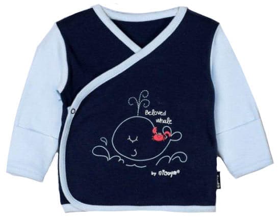 Boys Top Whale Button Down Kimono - Cover Baby LLC