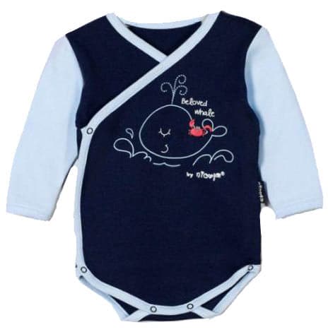 Boys Top Whale Baby Basics One Piece - Cover Baby LLC
