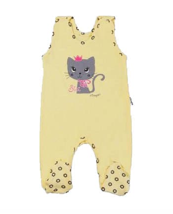 Girls Bodysuit Cat Sleeveless - Cover Baby LLC