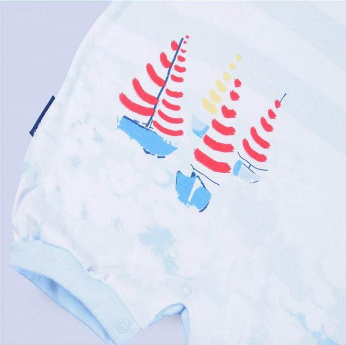 Sailboat Romper - Cover Baby LLC