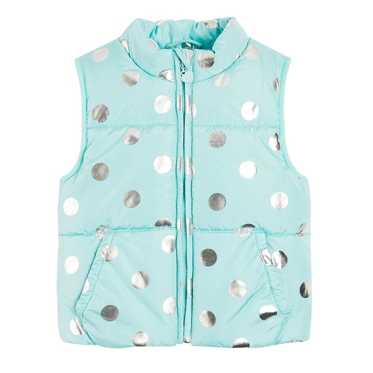 Girls Jacket Turquoise Vest - Cover Baby LLC