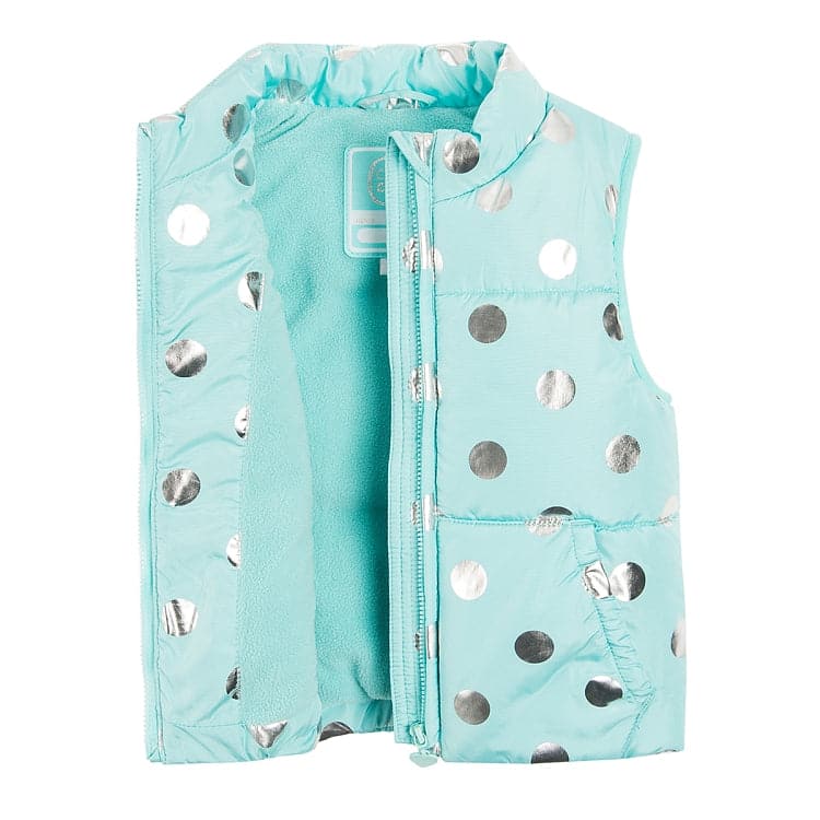 Girls Jacket Turquoise Vest - Cover Baby LLC